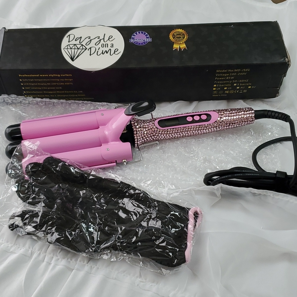 Professional wavy curler
